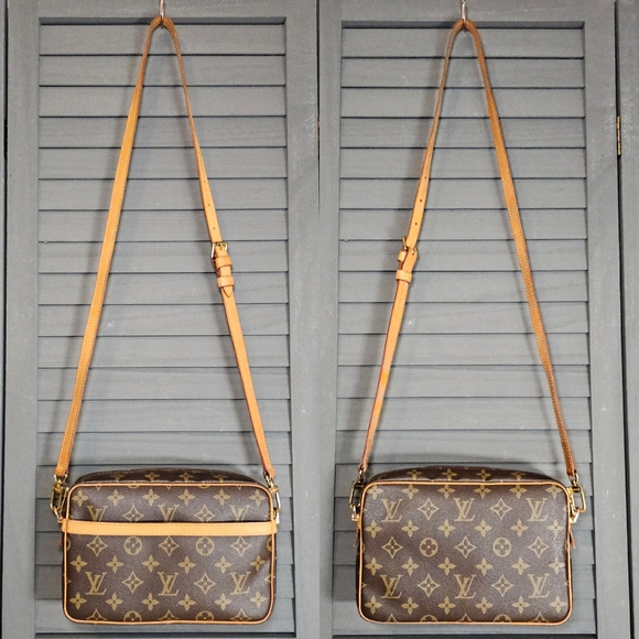 Authentic LOUIS VUITTON Monogram Compiegne 23 Crossbody Bag - Picture 2 of 10